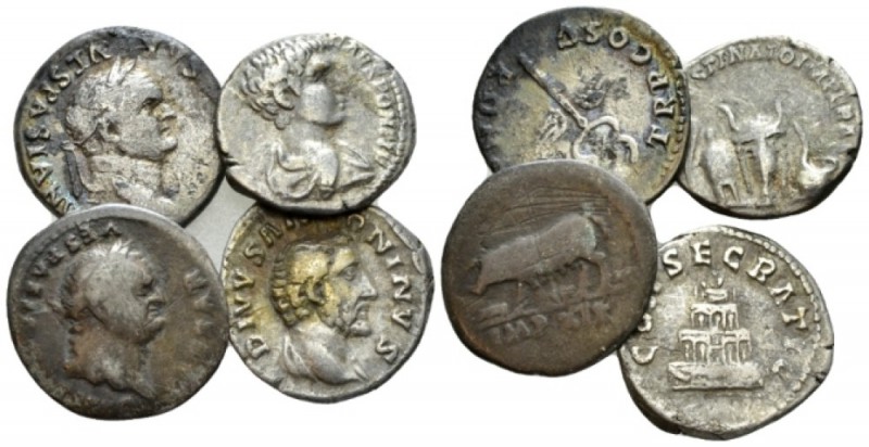 Lot of 4 Denarii. Lott of 4 Denarii I-II cent., AR 18mm., 12.33g. Lot of 4 Denar...