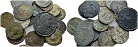Lot of 20 coins. Jualian Diocletian. Lot of 20 coins. III-IV cent., Æ 20mm., 77.72g. Lot of 20 coins, Including: Julian II, Diocletian, Salonina, Vale...