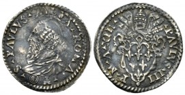 Rome, Paolo III (Alessandro Farnese), 1534-1549 Grosso anno XIII, AR 24mm., 1.56g. Papal arm. Rev. Bust of S. Peter l. CNI 15. Muntoni 49. Berman 912....