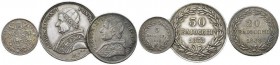 Rome, Gregorio XVI (Mauro Cappellari della Colomba). 1831 – 1846 30-20-5 Baiocchi 1838, AR 27.5mm., 14.76g. 30 Baiocchi anno VIII/1838 Muntoni 11b. Be...