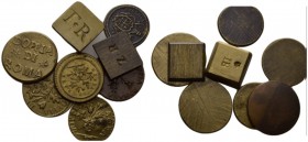 Rome, Pio VI (Giovanni Angelo Braschi), 1775-1799 Lot of 8 pcs 1775, Æ 20mm., 37.13g. Lot of 8 pcs.

Good Very Fine