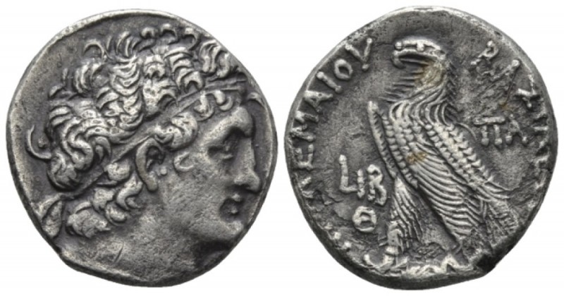 The Ptolemies, Cleopatra III and Ptolemy X, 107-101 Alexandria Tetradrachm circa...