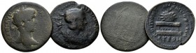 Pontus, Neocaesarea Tranquillina and Caracalla Lot of two Bronzes III cent., Æ 30mm., 24.73g. Lot of 2 Bronzes: Tranquillina, Caracalla.

Good Fine-...