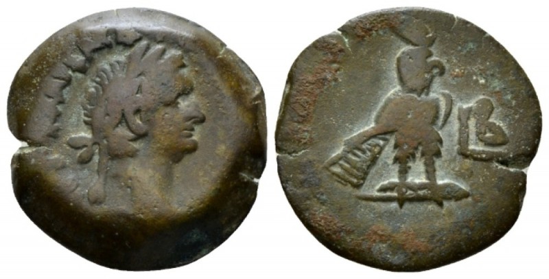 Egypt, Alexandria. Dattari. Domitian, 81-96 Obol circa 82-83 (year 2), Æ 19mm., ...