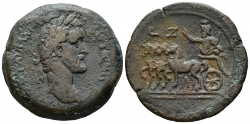 Egypt, Alexandria. Dattari. Antoninus Pius, 138-161 Drachm circa 143-144 (year 7...