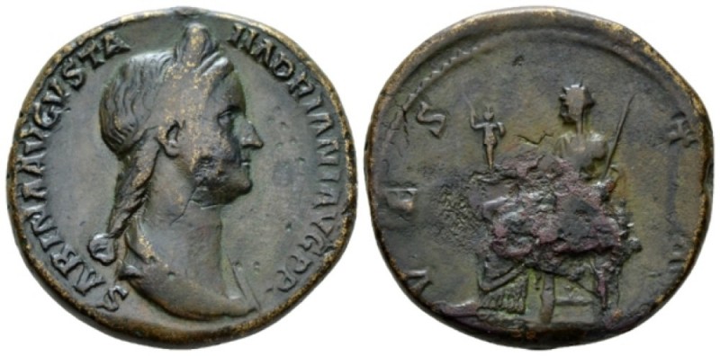 Sabina, wife of Hadrian Sestertius circa 128-136, Æ 31mm., 26.60g. SABINA AVGVST...