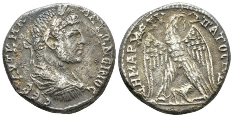 Caracalla, 198-217 Tetradrachm Hieropolis (Seleucis and Pieria) circa 215-217, A...