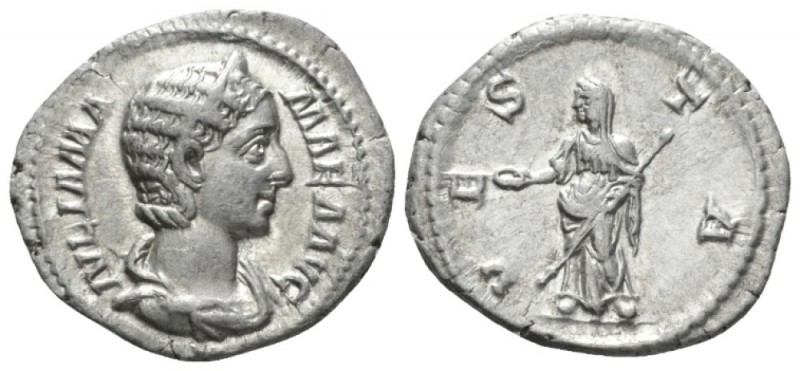 Julia Mamaea, mother of Severus Alexander Denarius circa 222-235, AR 21mm., 2.82...