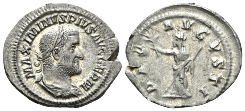 Maximinus I, 235-238 Denarius circa 236 - 238, AR 21.5mm., 2.80g. MAXIMINVS PIVS...