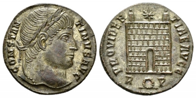 Constantine I, 307-337 Follis Rome circa 326, Æ 18mm., 2.76g. Laureate head r. R...