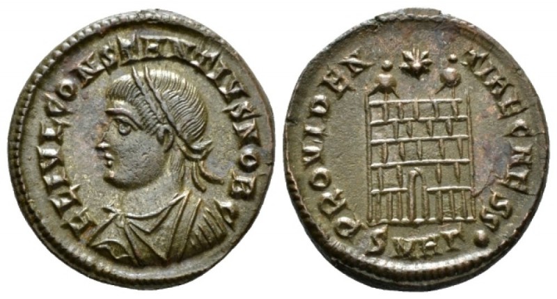 Constantius II caesar, 324-337 Follis Heraclea circa 324-325, Æ 18mm., 3.06g. La...