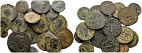 Lot of 19 late roman Bronzes. Lot of 19 late roman Bronzes. IV cent., Æ 20mm., 50.63g. Lot of 19 late roman Bronzes.

Very Fine