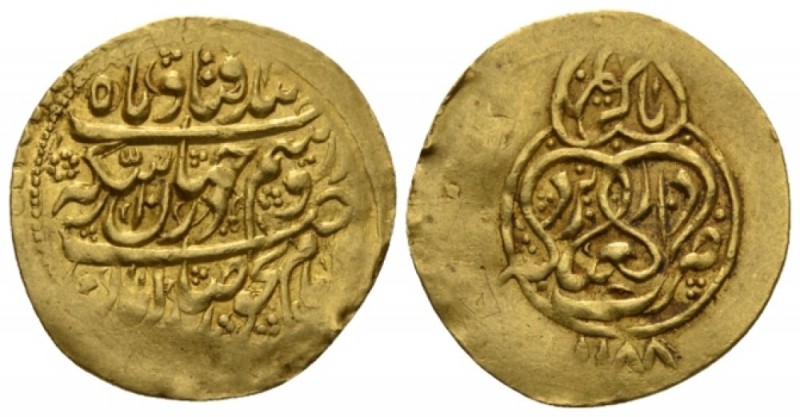 Islamic, Fatimid, al-'Aziz (365-386h) Dinar 365-386 (975-966), AV 20.2mm., 4.12g...