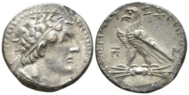 The Ptolemies, Uncertain mint in Cyprus (?) Tetradrachm circa 176-175, AR 28mm.,...