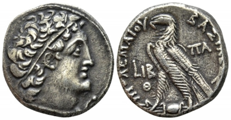 The Ptolemies, Cleopatra III and Ptolemy X, 107-101 Alexandria Tetradrachm circa...