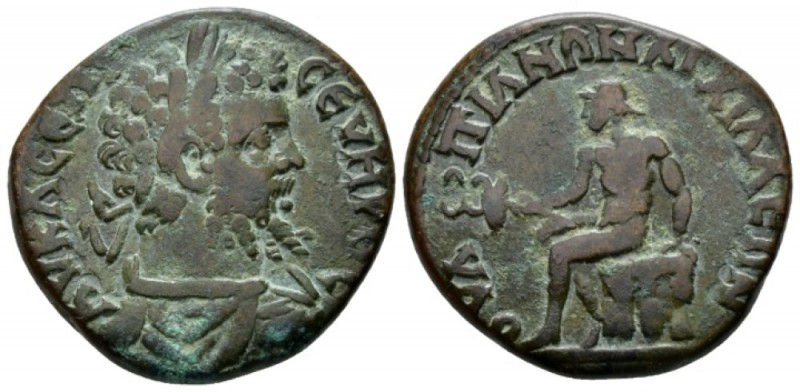 Thrace, Anchialus Septimius Severus, 193-211 Bronze circa 193-211, Æ 27mm., 10.7...