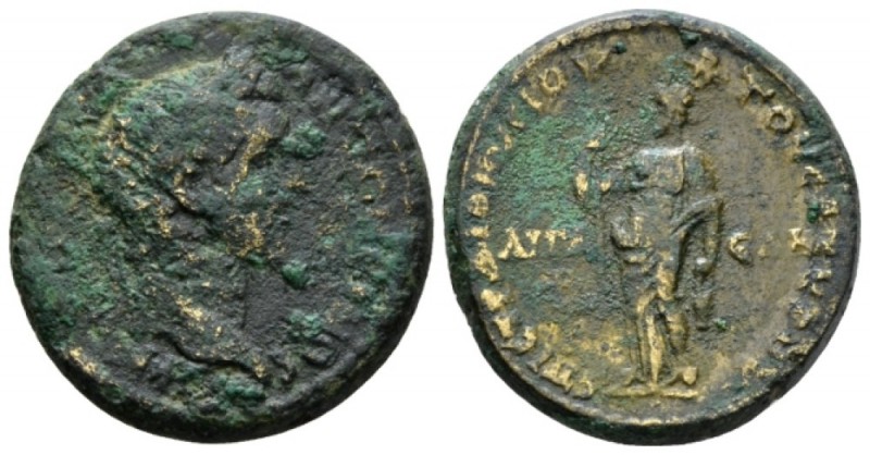 Aeolis, Aegai Antoninus Pius, 138-161 Bronze circa 138-161, Æ 23.3mm., 9.92g. La...