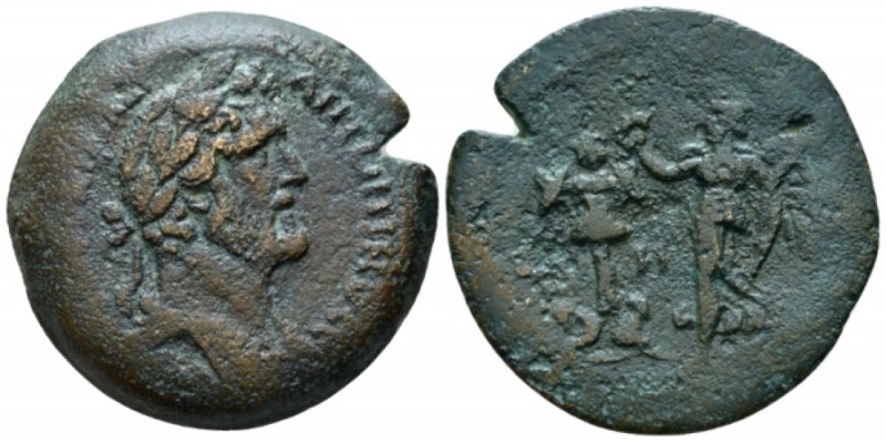 Egypt, Alexandria Antoninus Pius, 138-161 Drachm circa 154-155 (year 18), Æ 34.2...