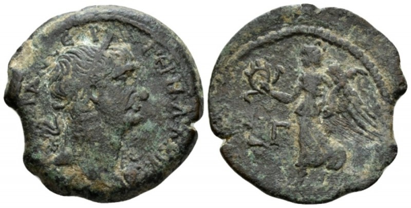 Egypt, Alexandria. Dattari. Trajan, 98-117 Hemidrachm circa 109-110 (year 13), Æ...