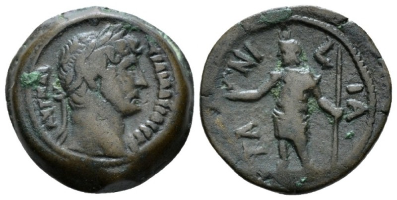 Egypt, Tanite. Dattari. Hadrian, 117-138 Obol circa 126-127 (year 11), Æ 19mm., ...