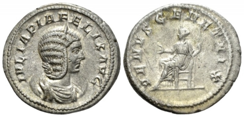 Julia Domna, wife of Septimius Severus Antoninianus circa 215-217, AR 24mm., 5.1...