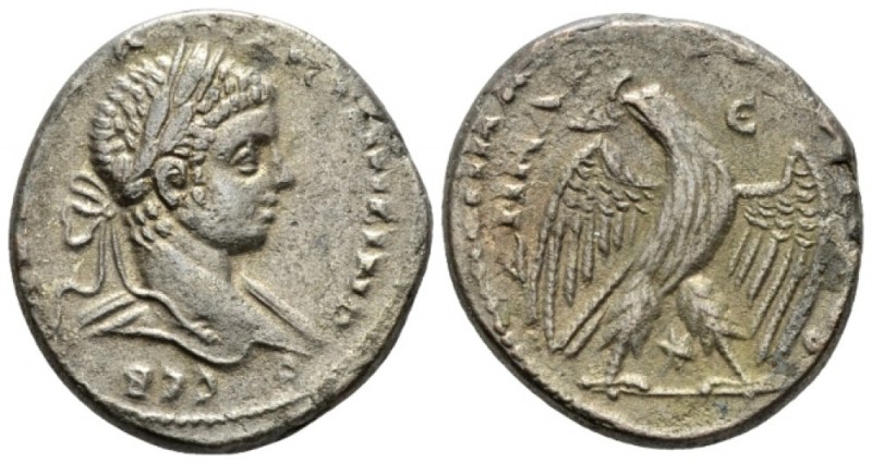 Elagabalus, 218-222 Tetradrachm Antioch circa 218-222, AR 24.7mm., 12.32g. Laure...