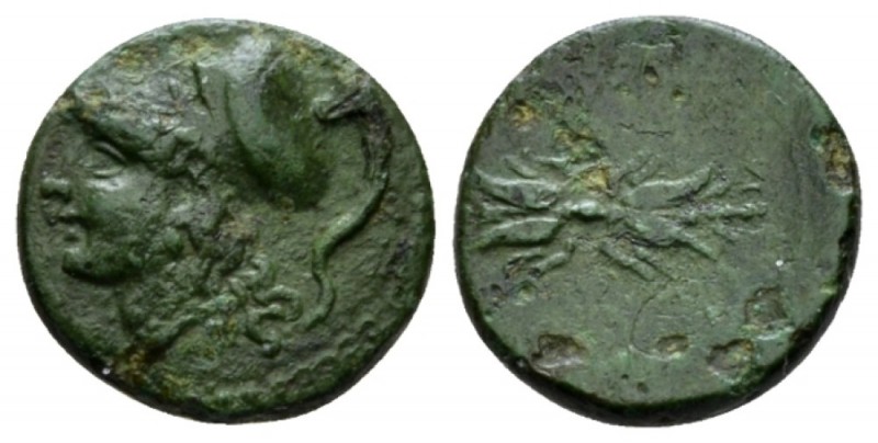 Sicily, Agathokles, 317-289. Syracuse Bronze circa 317-289, Æ 13.5mm., 1.64g. He...