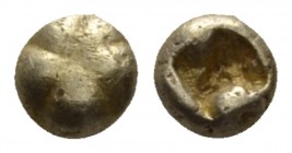 Ionia, Uncertain 1/24 stater circa 600-550, EL 6.5mm., 0.29g. Lion's paw. Rev. Incuse punch. SNG Kayhan 724. Rosen 283-4.

Good Very Fine.

From t...