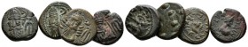 Elymais, Orodes I and II. Orodes I and II Lot of four bronzes II-I cent., Æ 14mm., 14.52g. Cf. BMC pl. XXXIX, 16; pl. XL, 11-14 and pl. XLI, 2.

Goo...