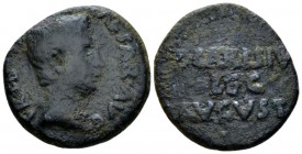 Hispania, Emerita Octavian as Augustus, 27 BC – 14 AD As circa 25-23, Æ 25.9mm., 7.70g. Laureate head r. Rev. P. CARISIVS LEG. AVGVSTI. RPC 21.

Bro...