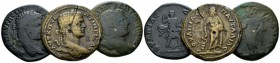 Thrace, Pautalia Caracalla, 198-217 Lot of 3 Bronzes circa, Æ 29.7mm., 47.82g. Lot of 3 Bronzes: Augusta Traiana, Pautalia and Serdica.

Good Fine/A...