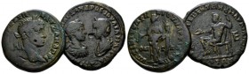 Moesia, Marcianopolis Severus Alexander, 222-235 Lot of 2 Bronzes circa 222-235, Æ 25mm., 20.72g. Lot of 2 bronzes.

Brown-green patina, About Very ...