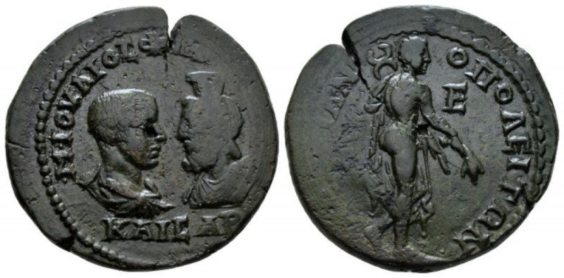 Moesia, Marcianopolis Philip II Caesar, 244-247 Bronze circa, Æ 27.9mm., 12.95g....