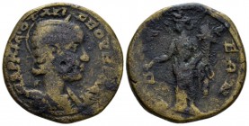 Bithynia, Nicaea Otacilia Severa, wife of Philip I Bronze circa 244-249, Æ 27mm., 10.99g. Diademed and draped bust r. Rev. Justitia standing l., holdi...