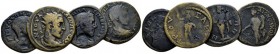 Bithynia, Nicaea Philip I, 244-249 Lot of 4 Bronzes circa II cent., Æ 24mm., 33.43g. Lot of 4 Bronzes: S. Alexander, Maximinus, Maximus, Philip I.

...