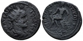 Bithynia, Nicomedia Trajan Decius, 249-251 Bronze circa 249-251, Æ 23.7mm., 5.26g. Radiate, draped and cuirassed bust r. Rev. Hermes seated l., on thr...