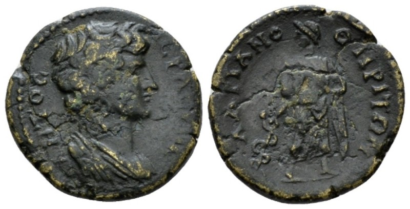 Mysia, Hadrianothera Pseudo-autonomous issue. Bronze time of Hadrian., Æ 19.5mm....