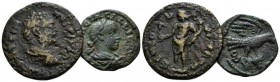 Troas, Alexandria Caracalla, 198-217 Lot of 2 Bronzes circa II-III cent., Æ 30mm., 12.05g. Lot of 2 Bronzes.

About Very Fine.

 

In addition, ...
