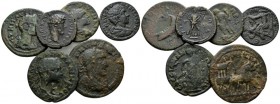 Ionia, Ephesus Lot of 6 Bronzes II-III cent., Æ 25mm., 45.72g. Lot of 6 Bronzes: Ephesus, Cyzicus (2), Parium.

Good Fine-About Very Fine.