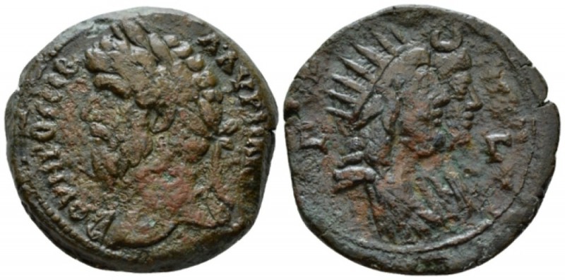 Egypt, Alexandria. Dattari. Marcus Aurelius, 161-180 Drachm circa 162-163 (year ...