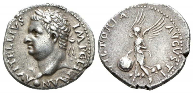 Vitellius, 69 Denarius January-June 69, AR 18.5mm., 3.42g. A VITELLIVS IMP GERMA...