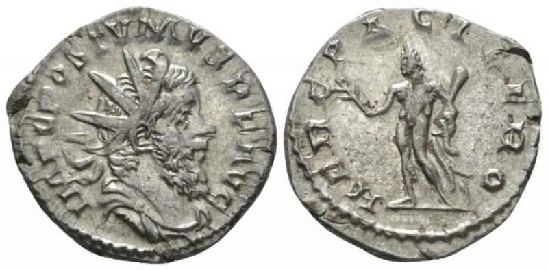 Postumus, 259-268 Antoninianus Colonia circa 261, billon 22.3mm., 3.40g. Radiate...