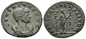 Severina, wife of Aurelian Antoninianus Siscia circa 274-275, billon 22mm., 3.68g. Diademed bust r., set on crescent. Rev. Concordia standing facing, ...
