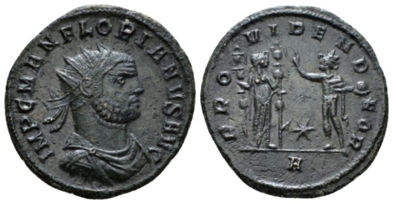 Florianus, 276 Antoninianus circa 276, billon 22mm., 3.26g. Radiated and cuirass...