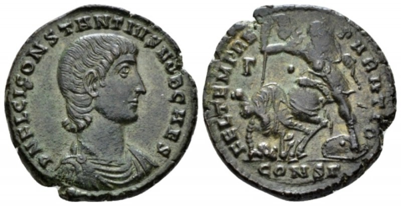 Constantius Gallus caesar, 351-354 Æ circa 351-354, Æ 22mm., 6.14g. Bare-headed,...