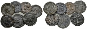 Constantine and Constantius Large lot of 7 Folles IV cent., Æ 17mm., 14.71g. Large lot of 7 Folles: including Constantine and Constantius.

Extremel...