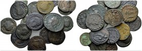 Constantine I Large lot of 20 Folle IV cent., Æ 18mm., 64.48g. Large lot of 20 Folles of Constantine I: including C 57, 514, 515, 536, 546, 558, 586, ...