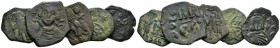 Lot of five coins. Lot of five coins. Syracuse unless stated. V-Vi cent., Æ -mm., -g. Constans II, follis. Spahr 111*. Sear 1103; Constans II and Cons...