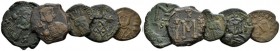 Lot of five coins. Lot of five coins. Syracuse unless stated. V-Vi cent., Æ -mm., -g. Constans II, follis year 11. Spahr 118bis*. Sear 1103; Constanti...