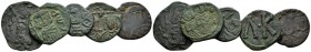 Lot of five coins. Lot of five coins. Syracuse unless stated. V-Vi cent., Æ -mm., -g. Constantine V, follis. Spahr 322. Sear 1531; Constantine V and L...